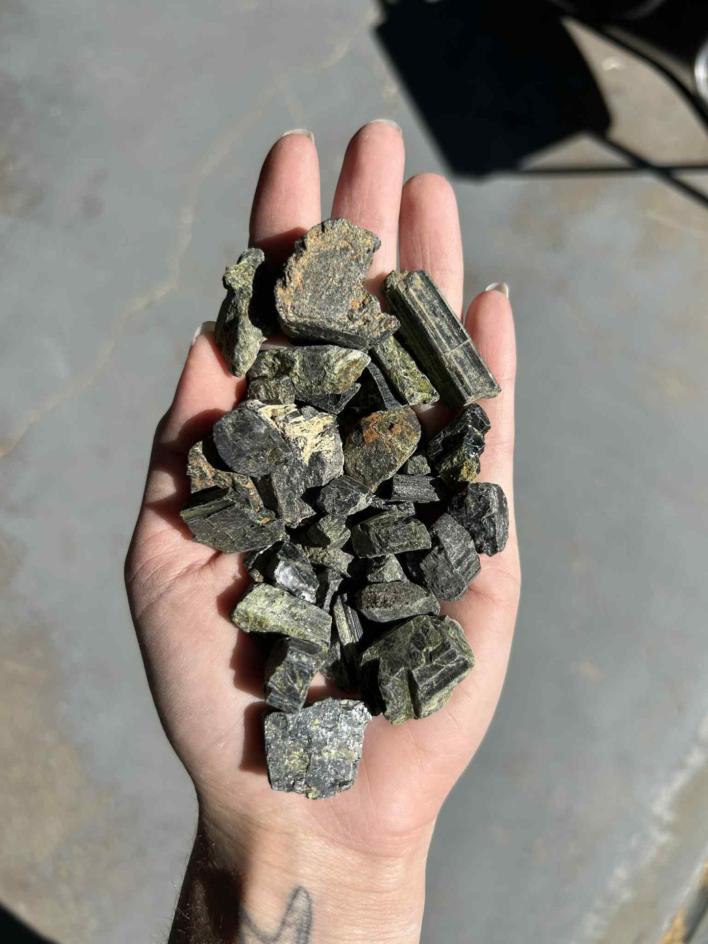 Epidote Rough $15 P,KG