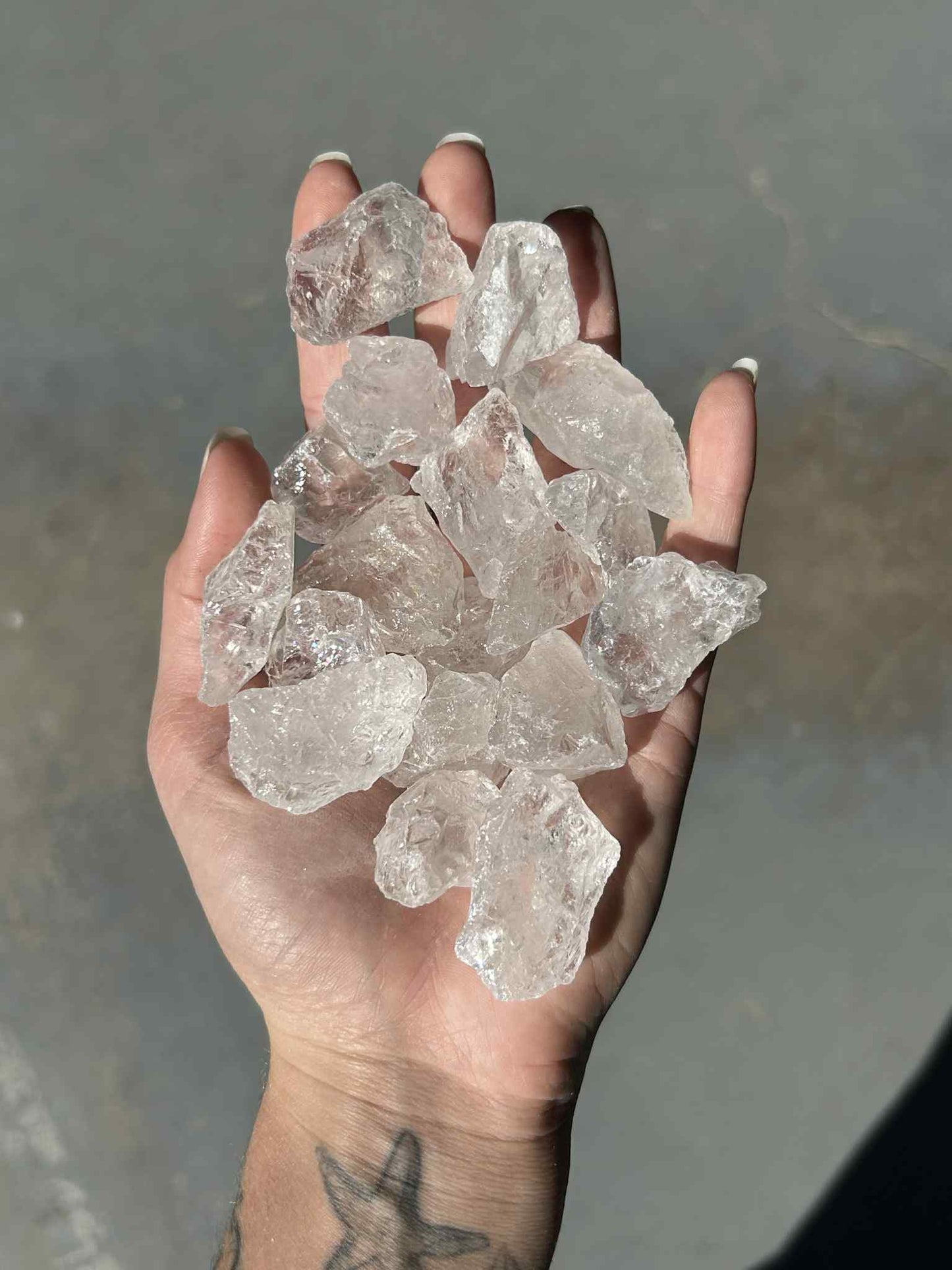 Clear Quartz Rough $18 P,KG