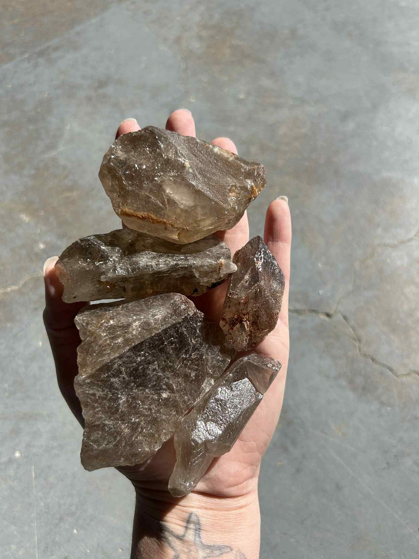 Smoky Quartz Rough $20 P,KG