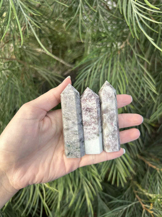 Pink Tourmaline In Matrix Towers Small $70 P,KG
