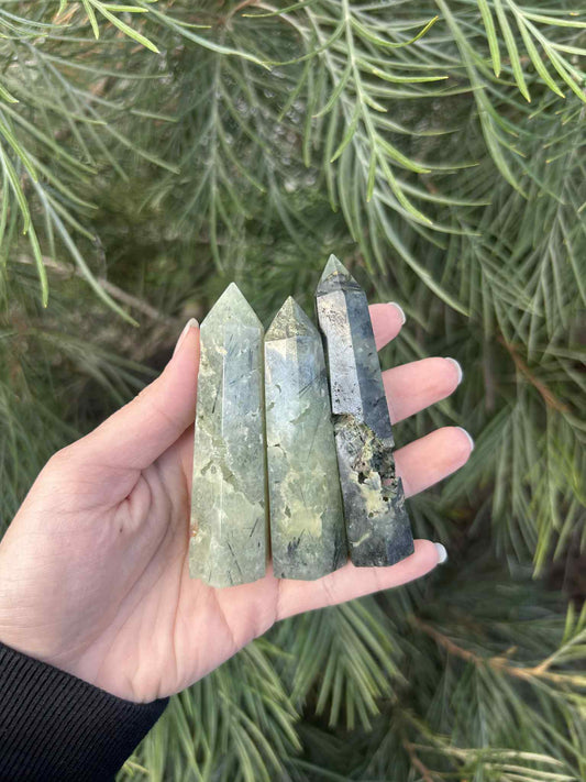 Prehnite Towers Small $70