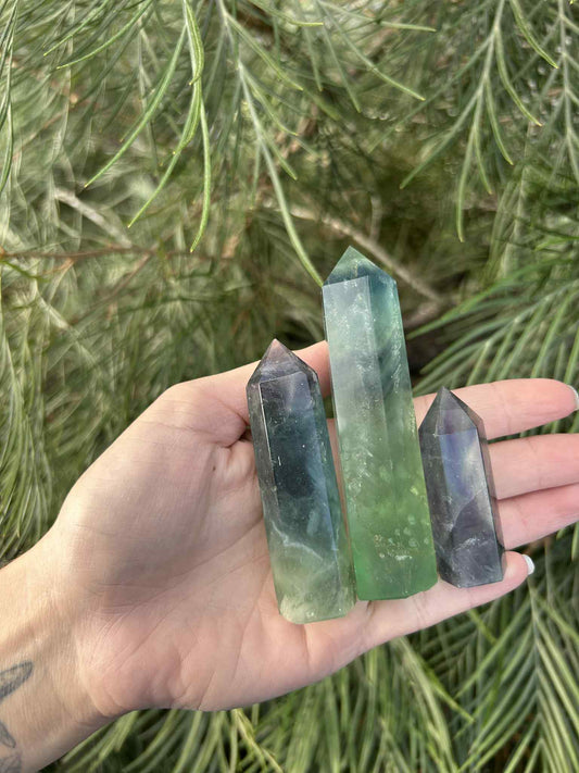 Fluorite Towers Small $70 P,KG
