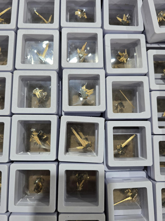 Rutile Exposed Pieces In Floating Membrane $15 Each
